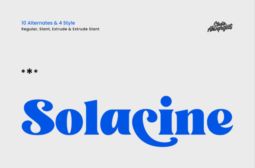 Solacine Font