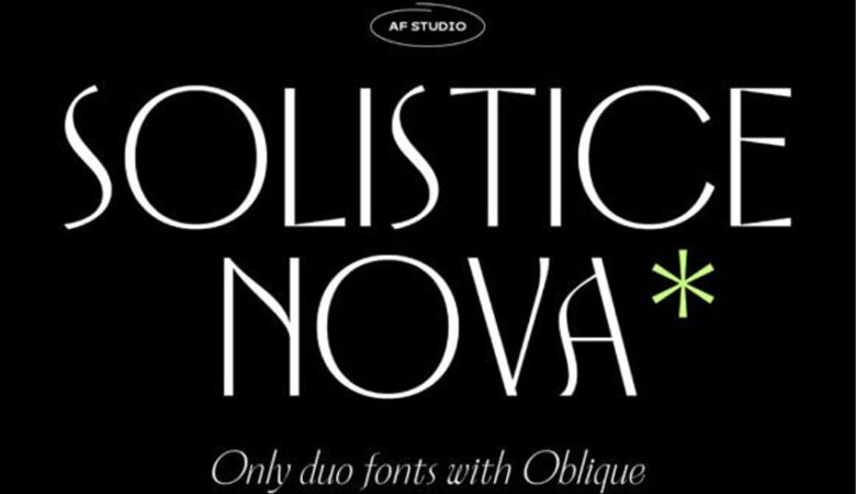 Solistice Nova Font