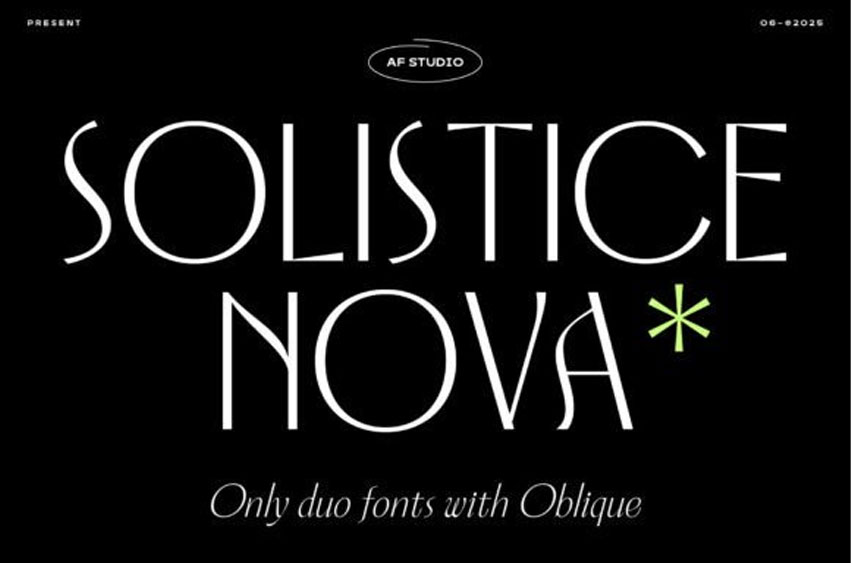Solistice Nova Font