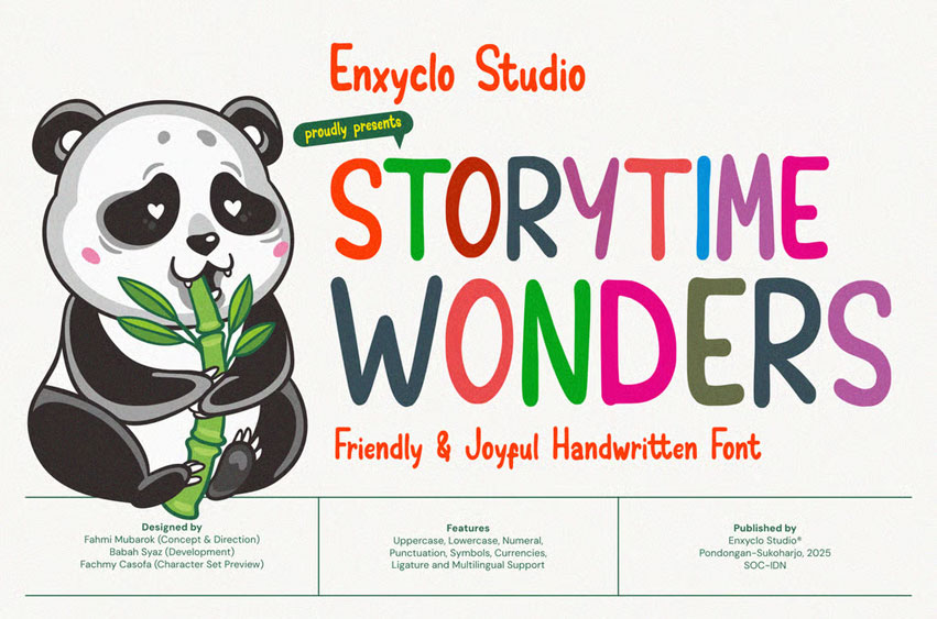 Storytime Wonders Font
