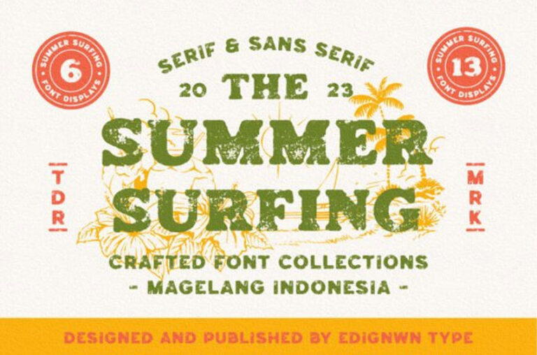 Summer Surfing Font - Creative Fonts