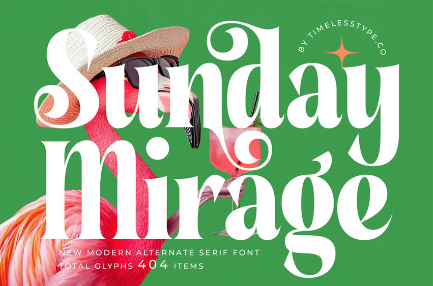Sunday Mirage Font