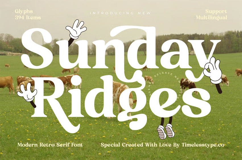 Sunday Ridges Font