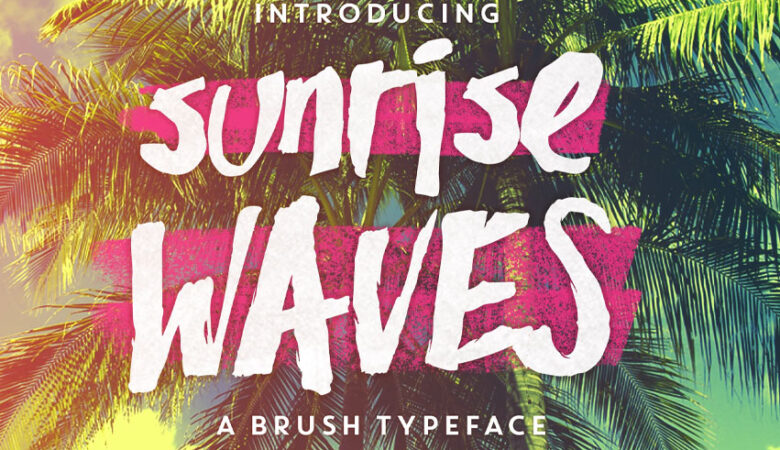 Sunrise Waves Font