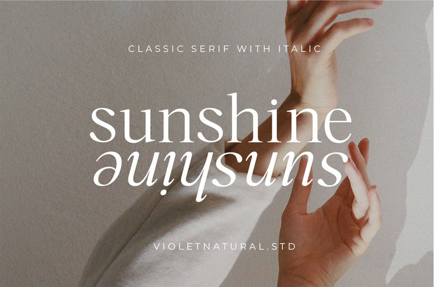 Sunshine Serif Font