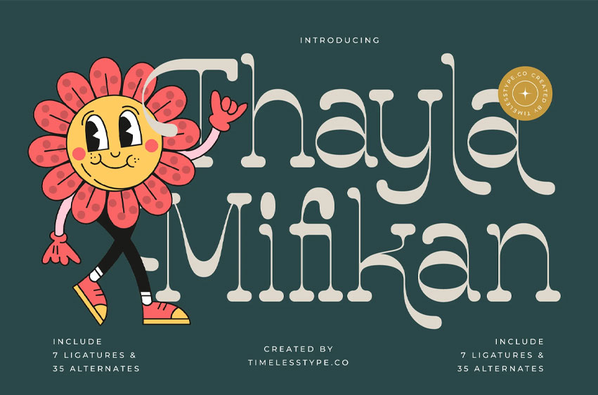 Thayla Mifikan Font
