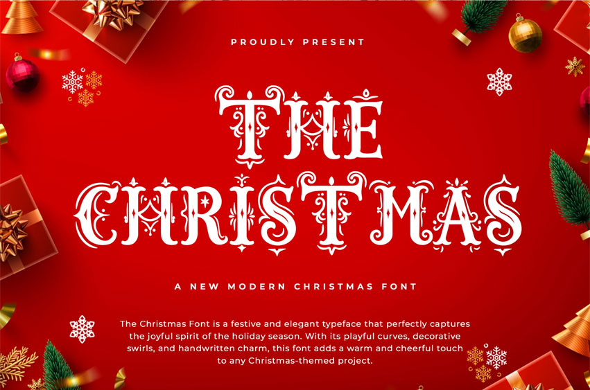 The Christmas Decorative Font