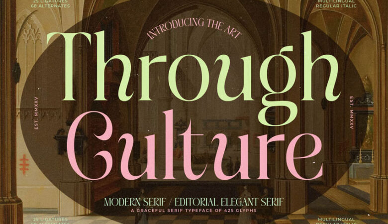 Through Culture Font