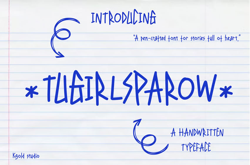 Tugirlsparow Font