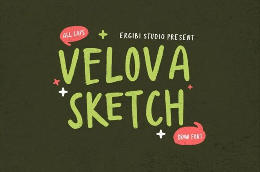 Velova Sketch Font