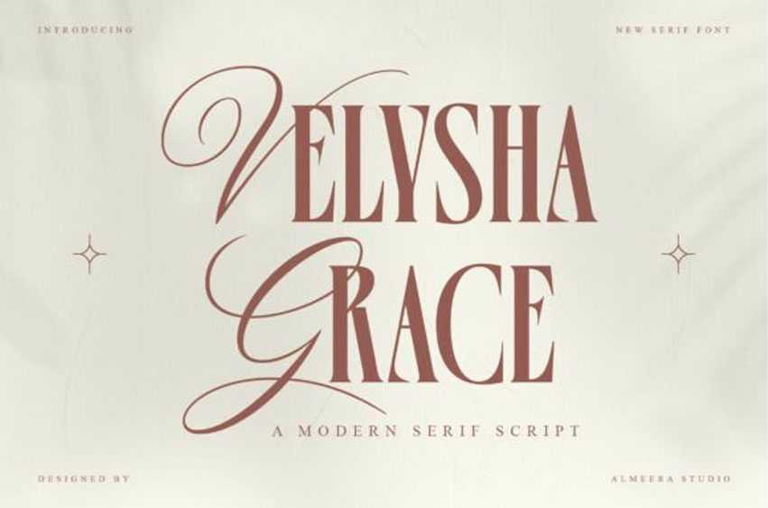 Velysha Grace Font