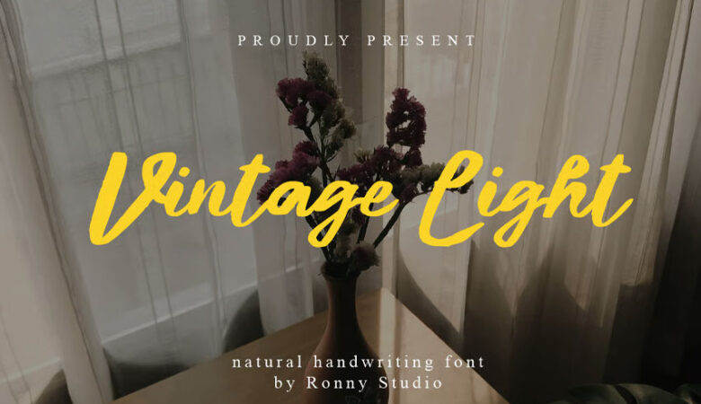 Vintage Light Font