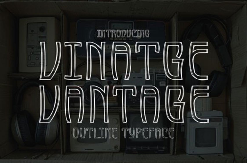 Vintage Vantage Font