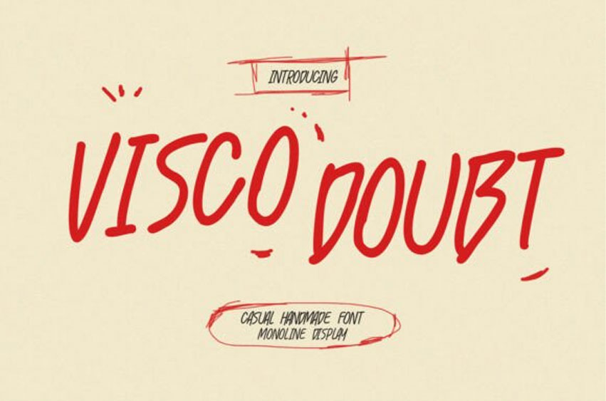 Visco Doubt Font