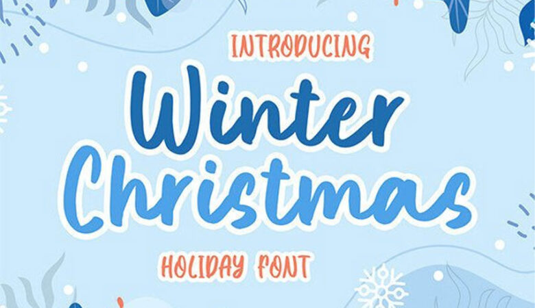 Winter Christmas Font