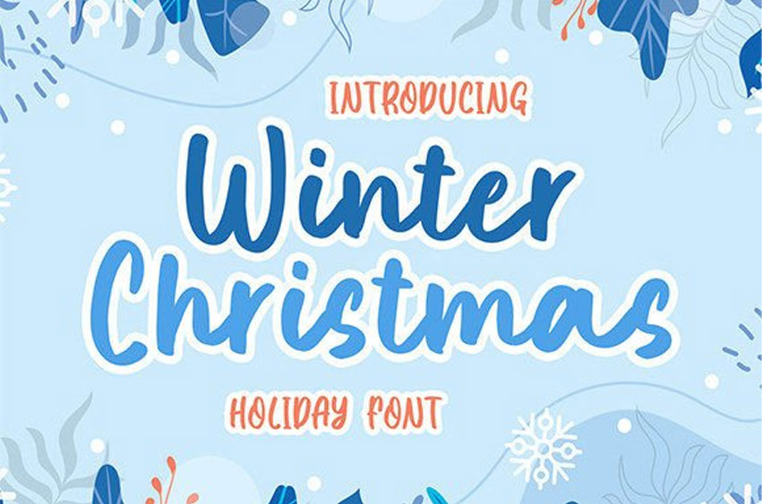 Winter Christmas Font