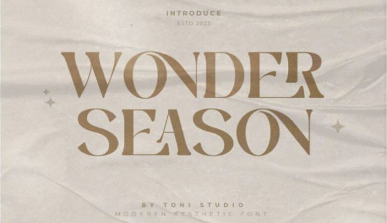 Wonder Season Font