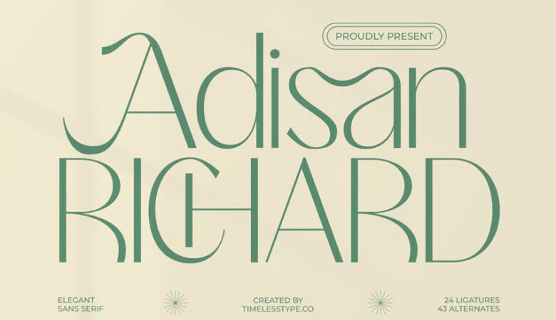 Adisan Richard Font