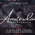 Amsterdam 2.0 Slant Font