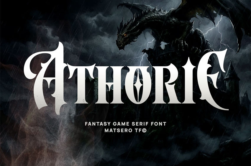 Athorie Fantasy Font