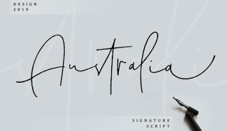 Australia Script Font
