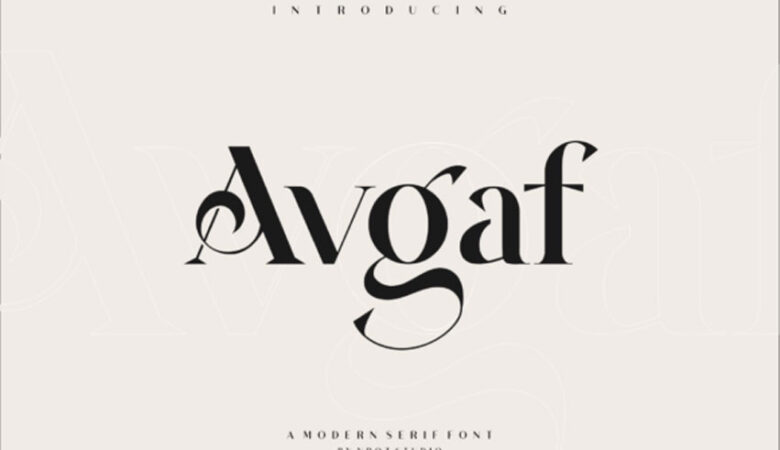 Avgaf Font