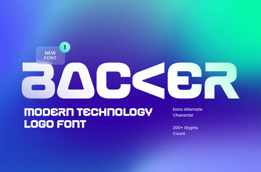 Backer Font
