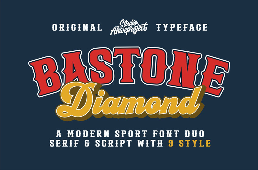 Bastone Diamond Font