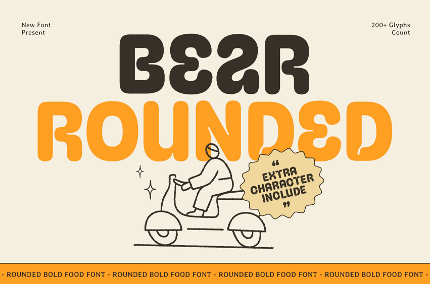 Bear Rounded Font