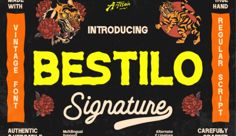 Bestilo Signature Duo Font