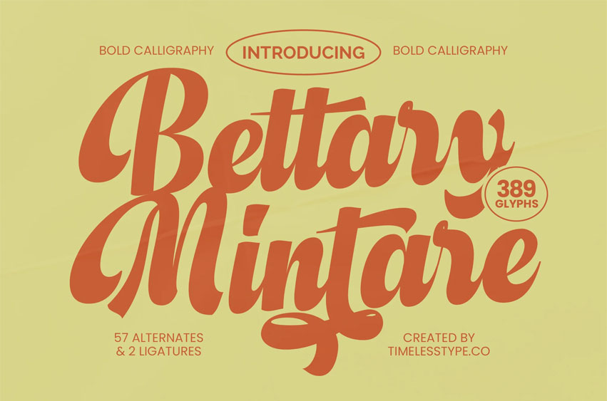 Bettary Mintare Font