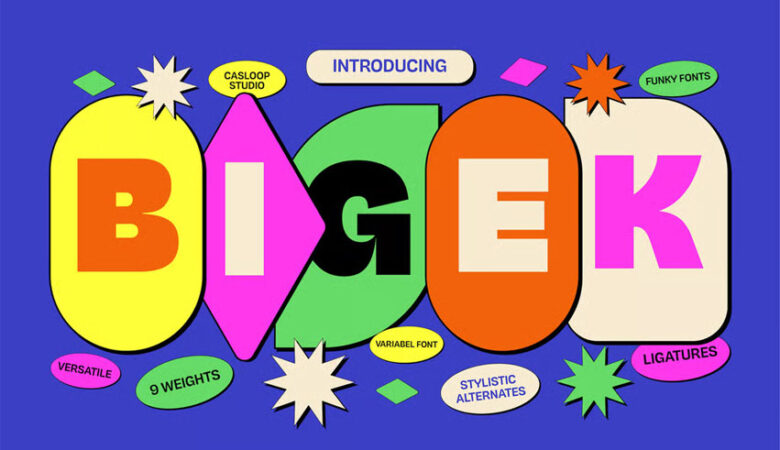 Bigek Font