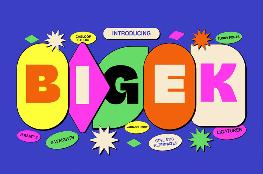 Bigek Font