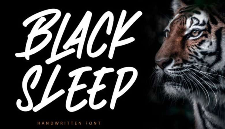 Black Sleep Font