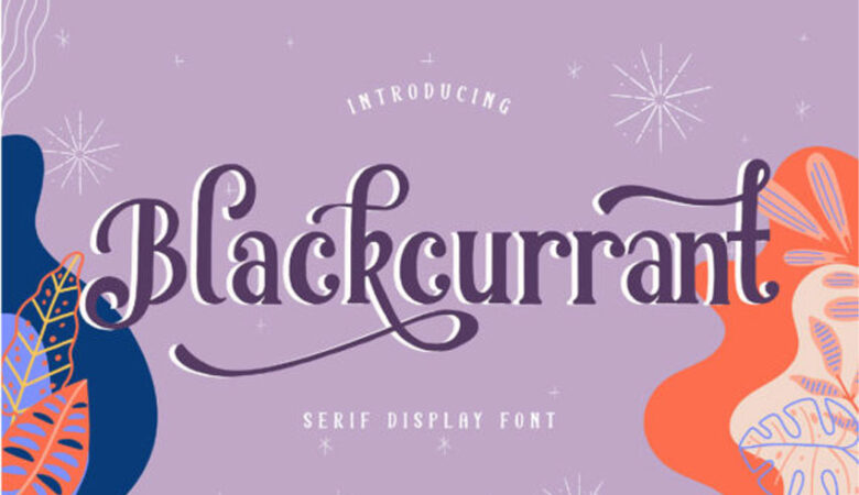 Blackcurrant Font