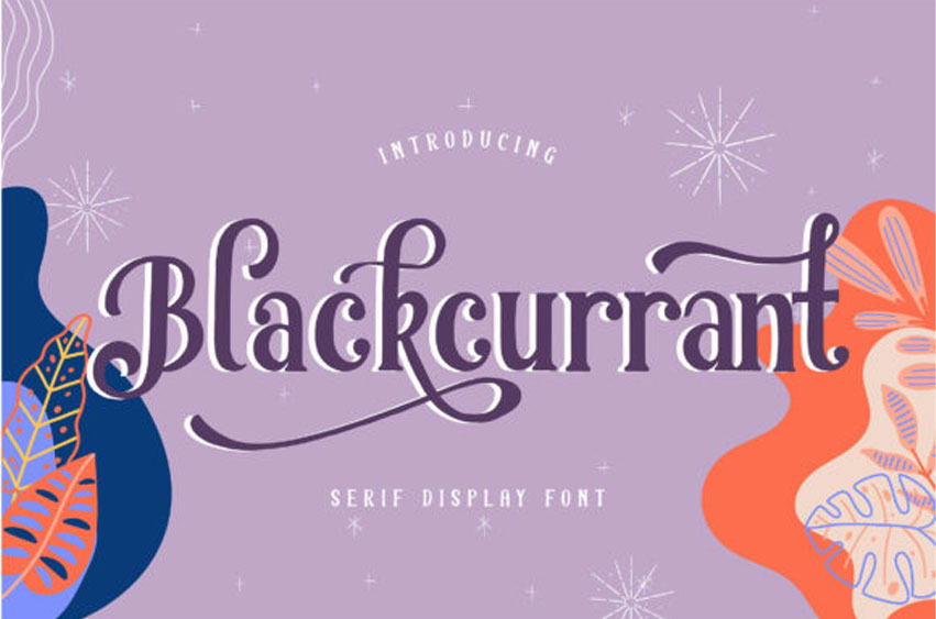 Blackcurrant Font