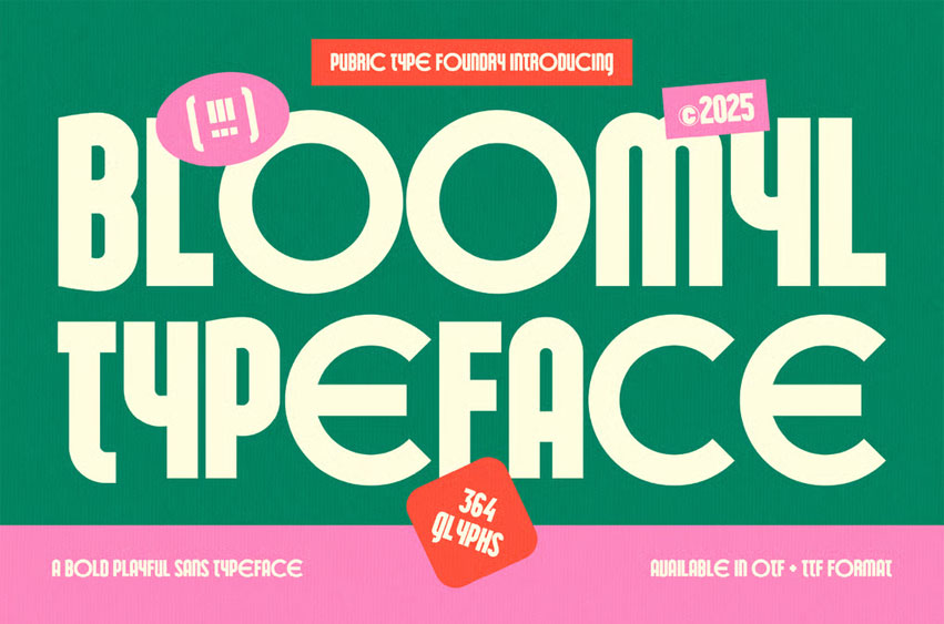 Bloomyl Typeface Font
