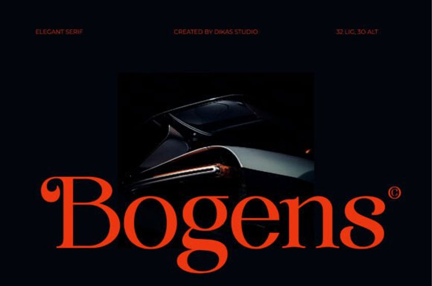 Bogens Font