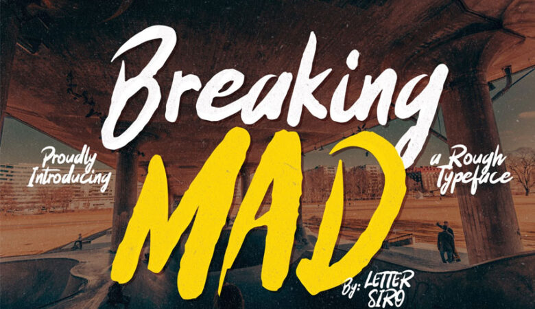 Breaking Mad Font