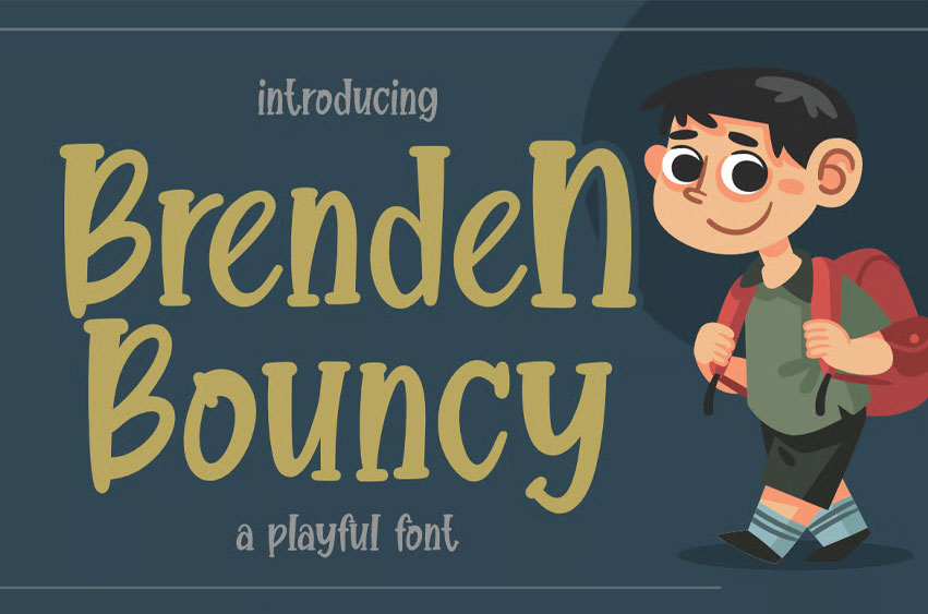 Brenden Bouncy Font