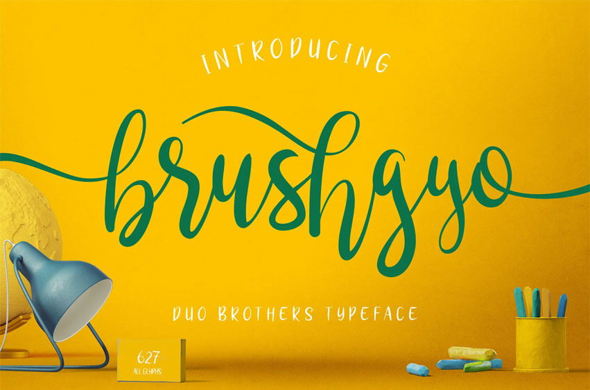 Brushgyo Font