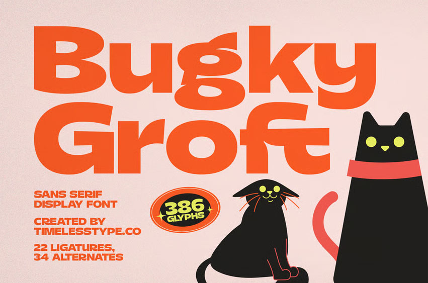 Bugky Groft Font