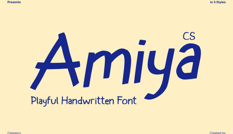CS Amiya Font