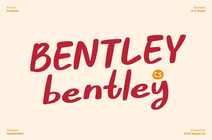 CS Bentley Font