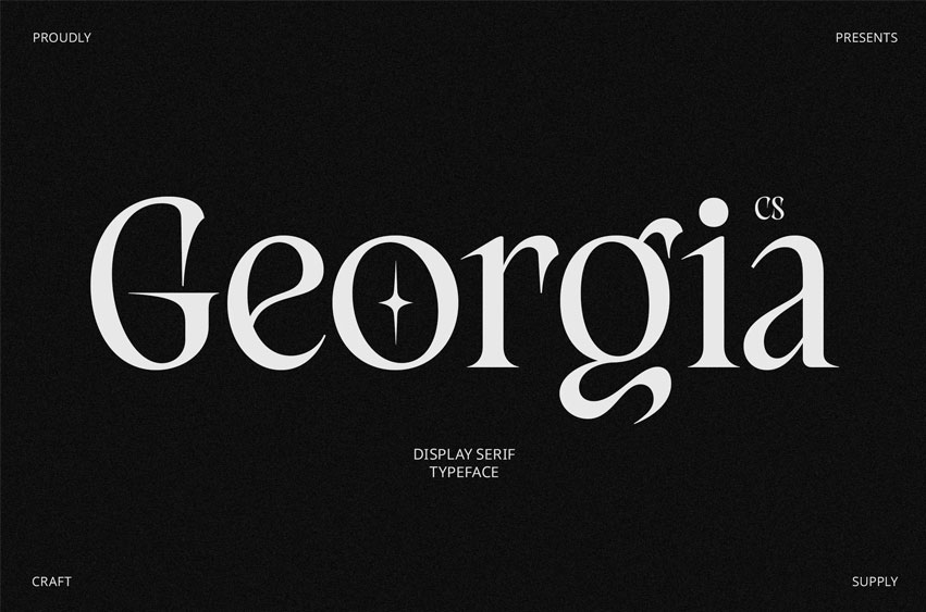 CS Georgia Font