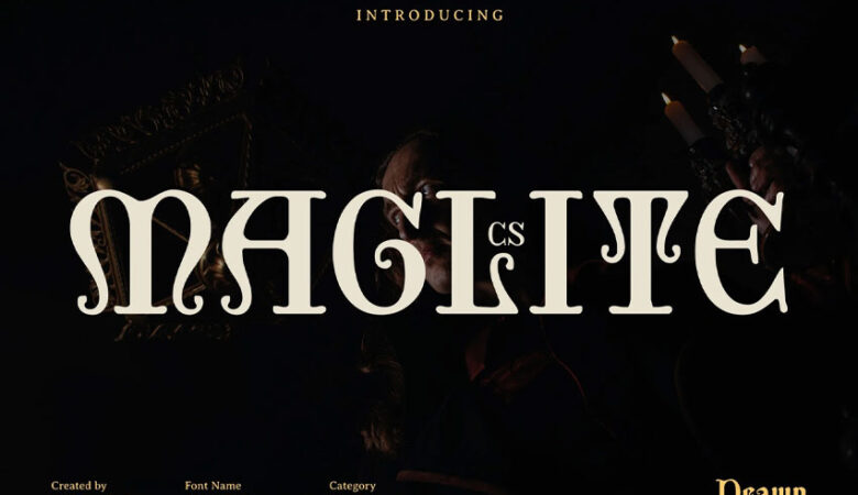 CS Maglite Drawn Font