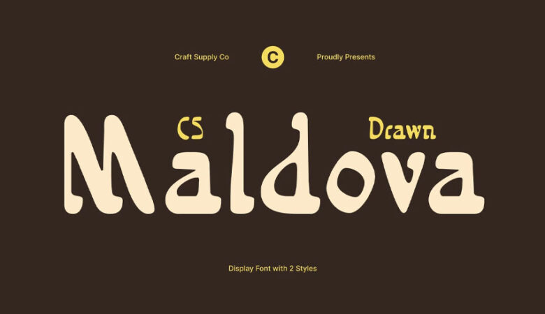 CS Maldova Drawn Font