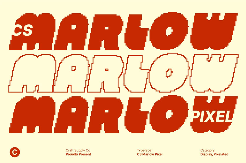 CS Marlow Pixel Font