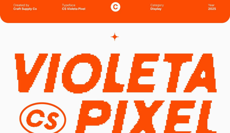 CS Violeta Pixel Font