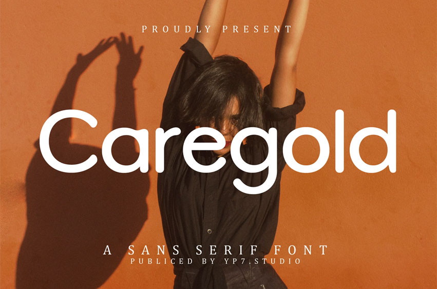 Caregold Rounded Font